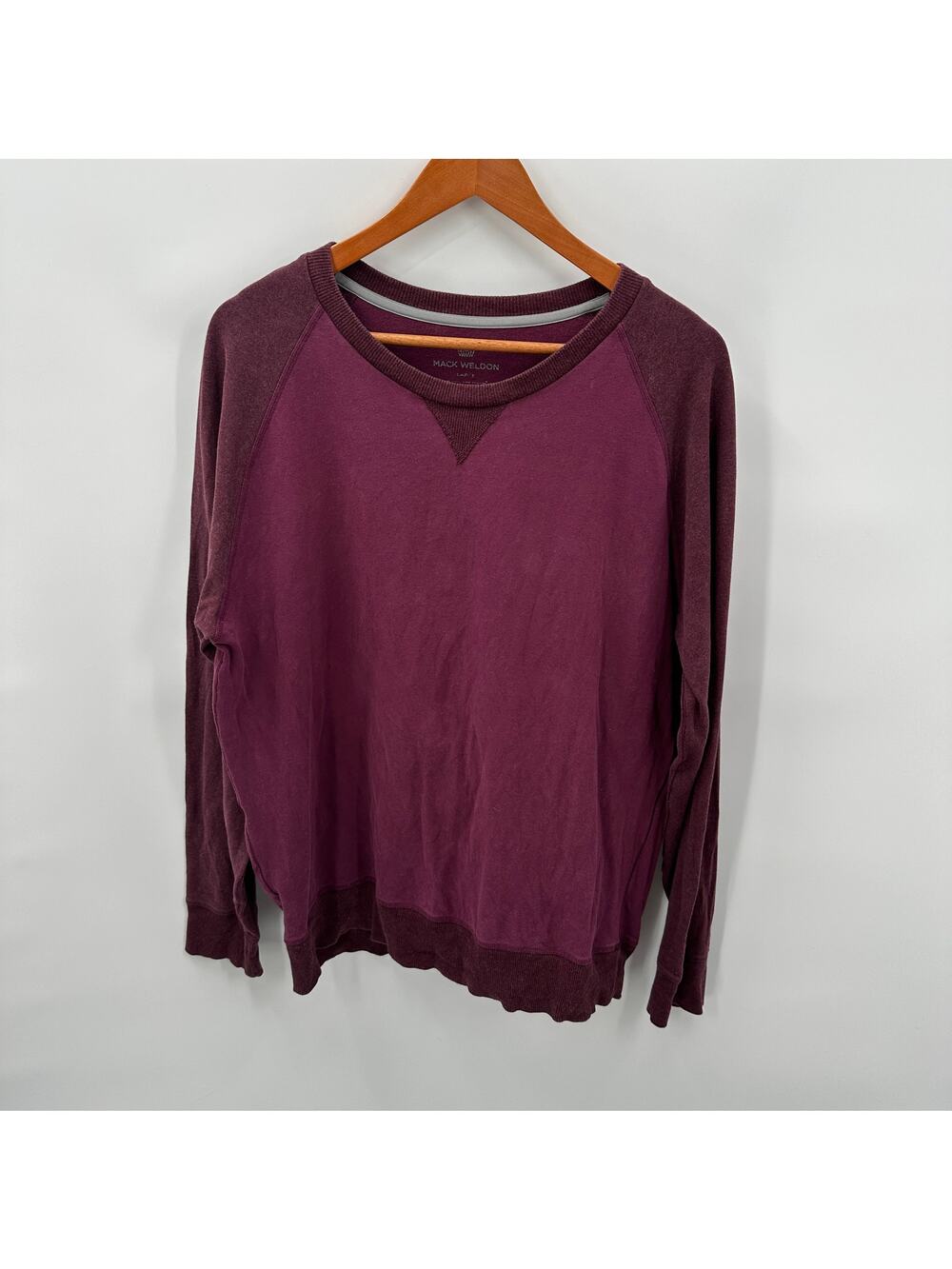Mack Weldon Men's Long Sleeve Crew Neck Sweatshirt // L